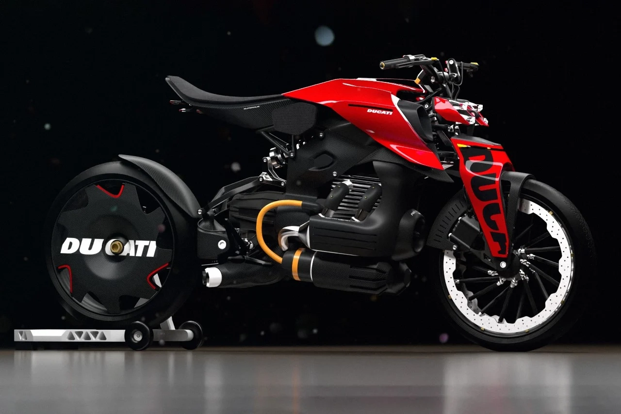 Подробнее о "Концепт Ducati Ghost от дизайнера Даниэля Кемница"