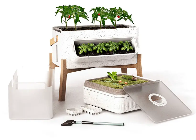Подробнее о "Система BOSCH Eco-Hub использует ваши органические отходы для выращивания овощей и зелени."
